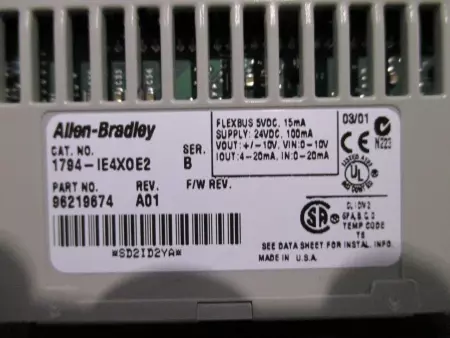 Allen Bradley 1794-IE4XOE2 SER.B Flex I/O Module - IN GERMANY 