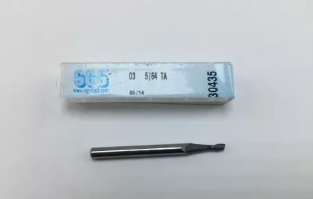 NEW SGS 30435 NEW SGS 2FL CARBIDE SQUARE END MILL 5/16IN PN# 30435 