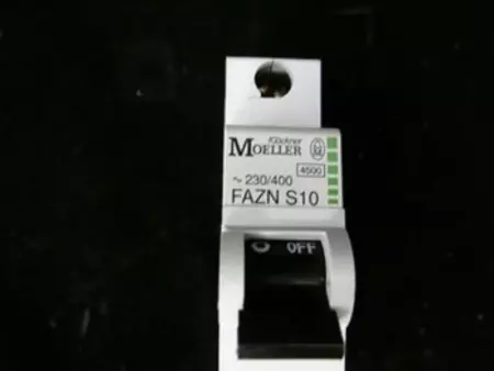  Moeller Electric FAZN-S10 CIRCUIT BREAKER TESTED 