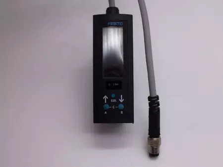 FESTO SDE3-V1D-B-FQ4-2P-M8 540198 PRESSURE/VACUUM SENSOR 24VDC 
