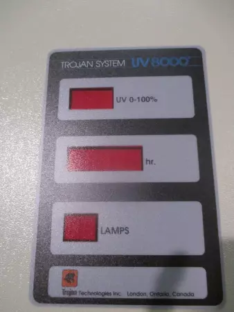Trojan Technologies UV8000 Industrial Water UV Filter Controller 