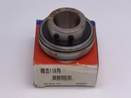 NEW MB MFG MB25-1-1/4-PA BALL BEARING 1-1/4IN ID PIN 