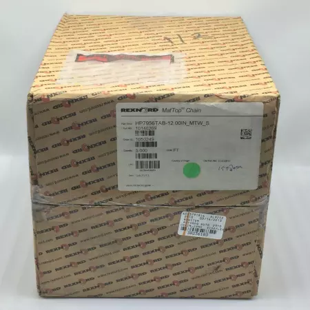 NEW REXNORD HP7956TAB-12IN- CHAIN LENGTH 5 FT PN# 10146269 