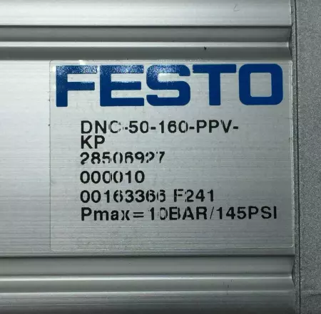 NEW Festo DNC-50-160-PPV-KP Standard Pneumatic Cylinder PN# 163366 