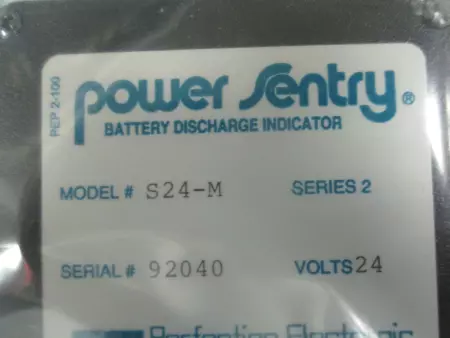 Power Sentry S24-M Battery Discharge Indicator 