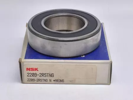 NEW NSK 2209-2RSTNG SELF ALIGNING BALL BEARING DOUBLE SEALED BORE 45MM 