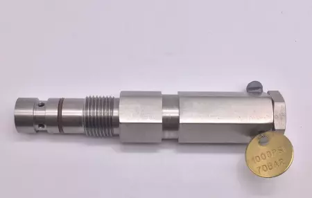 NORDSON 1000617 NDV B8335 SPRING PRESSURE RELIEF VALVE ASSEMBLY 