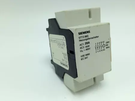  Siemens 5TT3-983 Remote Switch, 230V, 20Amp 