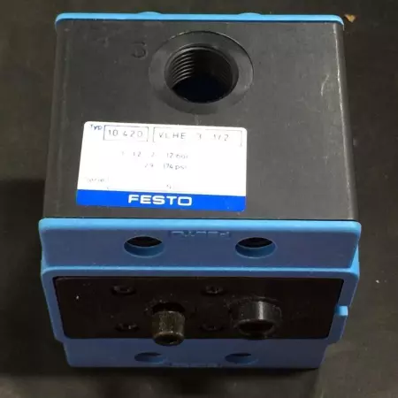 Festo VLHE-3-1/2 Pneumatic Valve 10420 