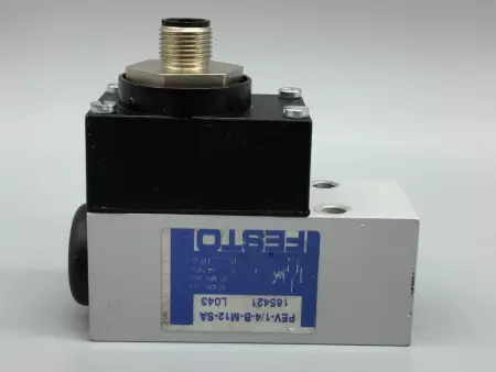 FESTO PEV-1/4-B-M12-SA PRESSURE SWITCH 185421 
