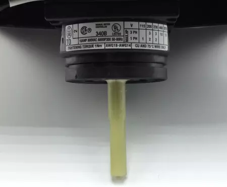 MOELLER T0-2-113 DISCONNECT SWITCH WITH GREEN LED, 16A 