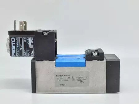  Festo MFH-5/2-D-1-FR-C Solenoid Valve W/MSFG-24/42-50/60-DS-OD Coil 