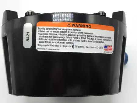 ASHCROFT 45-1279-SSL-04L-60# DURAGAUGE  PRESS GAUGE 0-60 PSI 