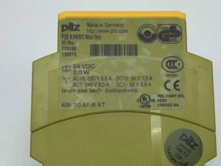  Pilz 774150 PZE 9 Safety Relay Switch 24VDC 