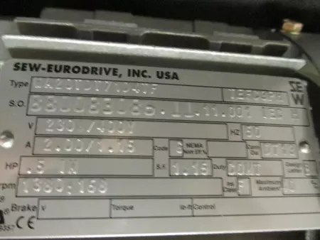  Sew Eurodrive WA20TDT71D4TF Motor 