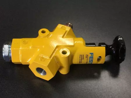 FESTO HE-G1/2-LO-BLACK-SA 549208 SHUT OFF VALVE 0-150 PSI 