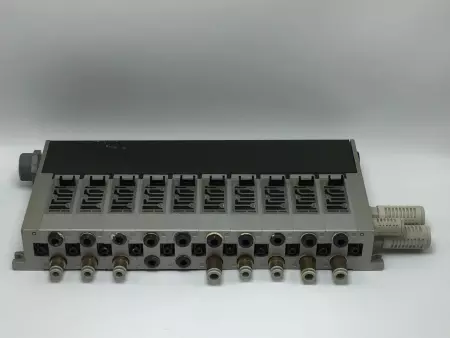  SMC VV5FS2 VFS2000 SERIES MANIFOLD 10 STATIONS 