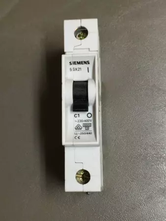  Siemens 5SX21 C1 Circuit Breaker 250V 1Amp 