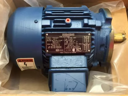 Siemens 1LA01444FP27 High Efficiency Motor, 1HP Frame 143TC 