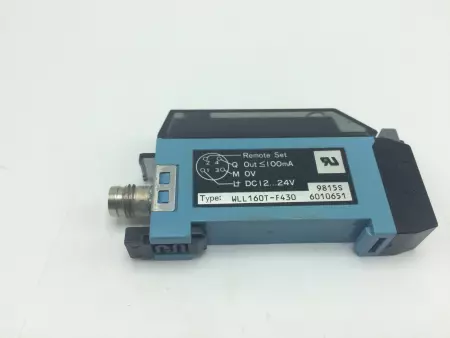  SICK WLL160T-F430 FIBER OPTIC PHOTOELECTRIC SENSOR 