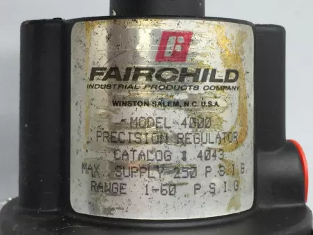  FAIRCHILD 4043 PNEU. PRESSURE REG. MODEL 4000 3/8