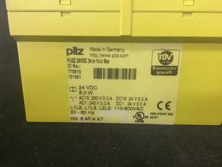 Pilz 775510 PU3Z Safety Relay 