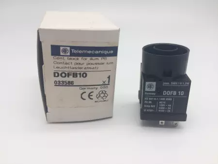 Telemecanique D0FB10 Contact Block for Illuminated Pushbutton 
