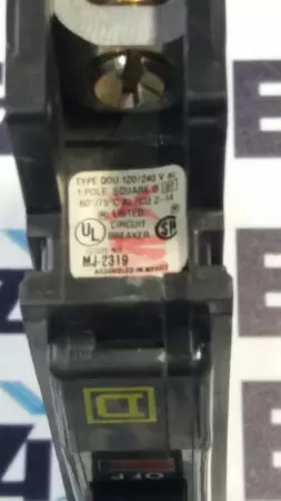 Square D QOU​110 Circuit Breaker  10A 120/240V 1P 