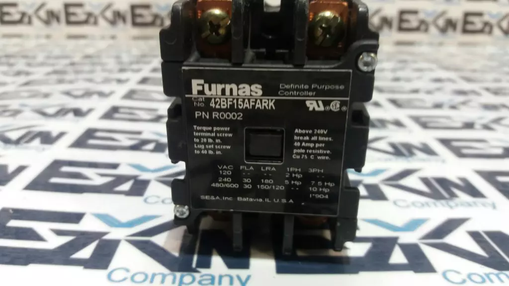 Furnas 42BF15AFARK 2-Pole Definite Purpose Controller, 120/240/600V 40A 