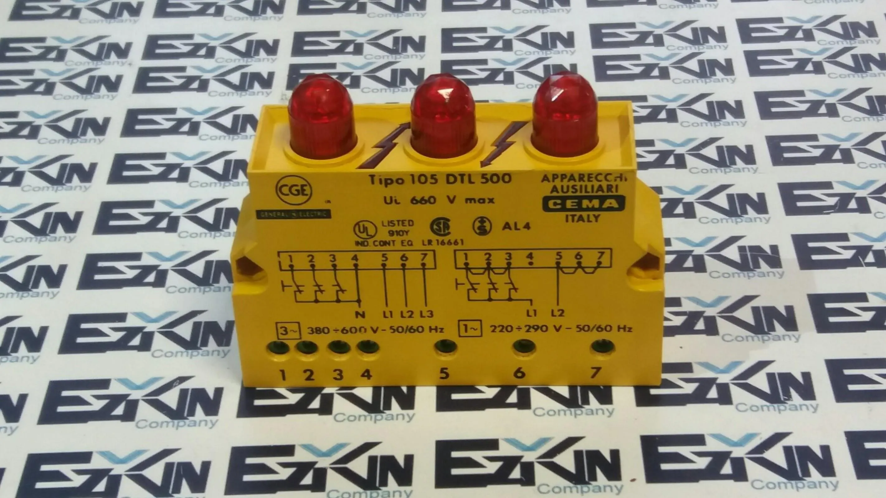 General Electric 105 DTL 500 Power Supply Signaling Module 