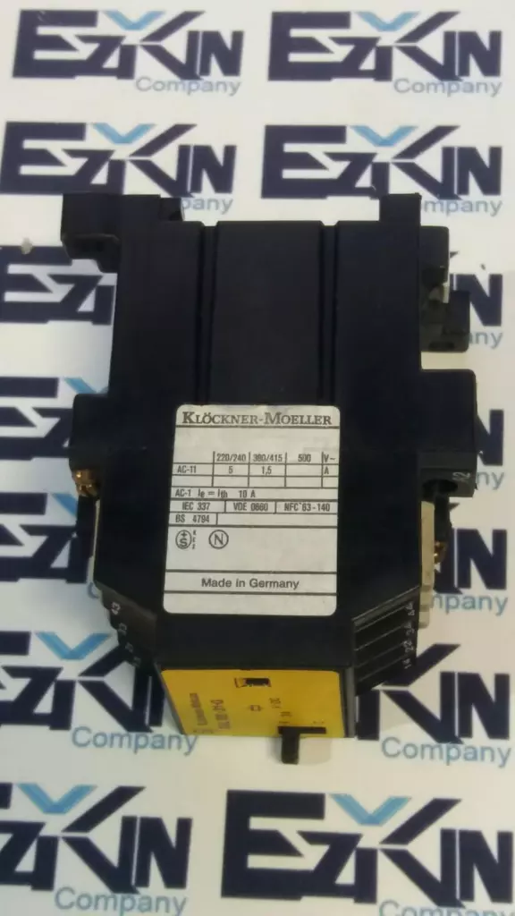 Klockner Moeller DIL08-31-G Contactor, 500V 10A 24VDC Coil 