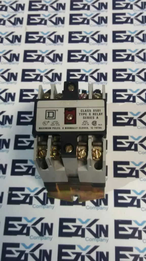 Square D X0 01 SER.A Control Relay 600V 10A 120V/60Hz Coil Class 8501 Type X 