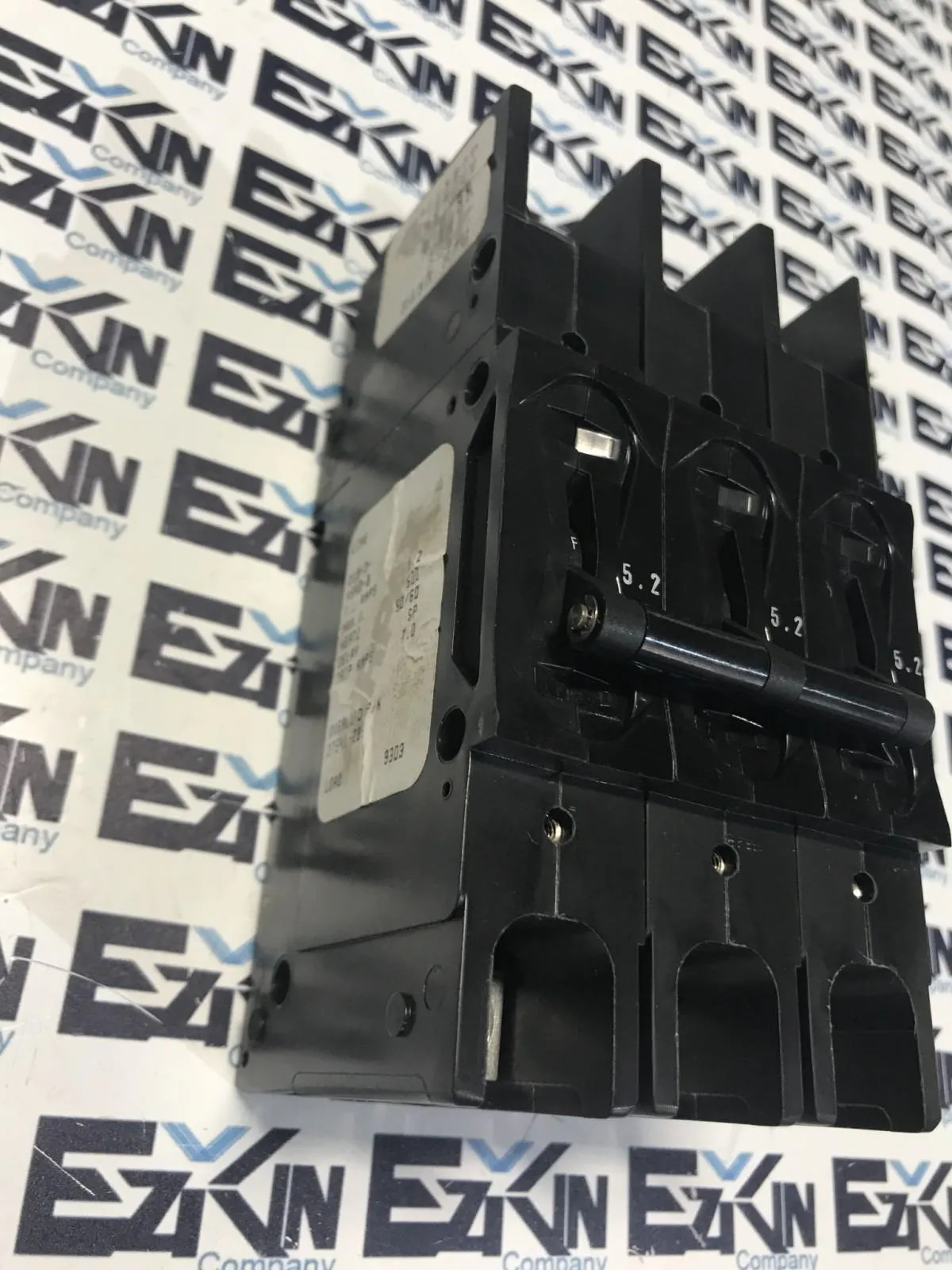 Airpax 219-3-4540-8 3-Pole Circuit Breaker, 5.2A 600V 