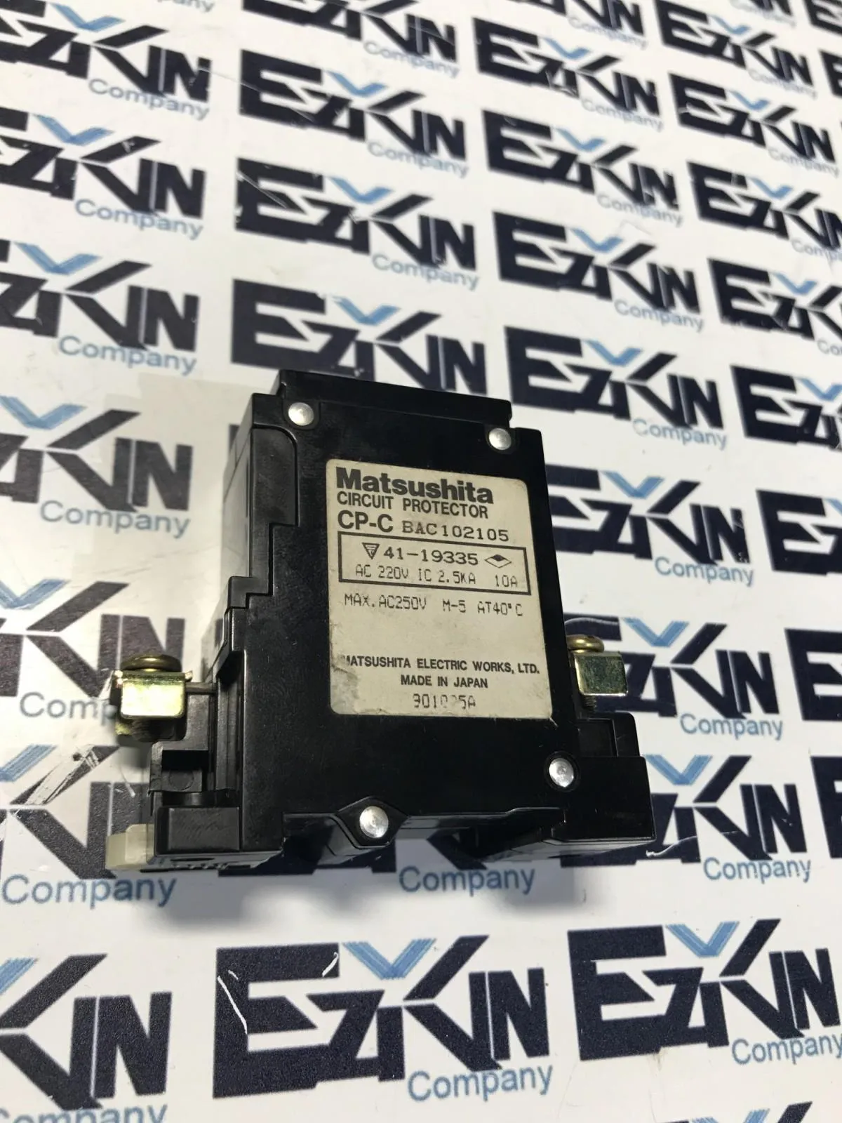 Matsushita CP-C BAC102105 1-Pole Circuit Protector, 250V Max. 10A 