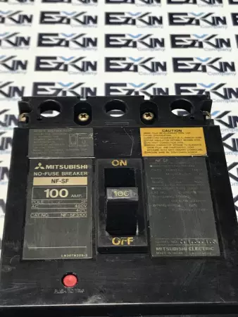 Mitsubishi NF-SF Circuit Breaker 3P 100A 480VAC 