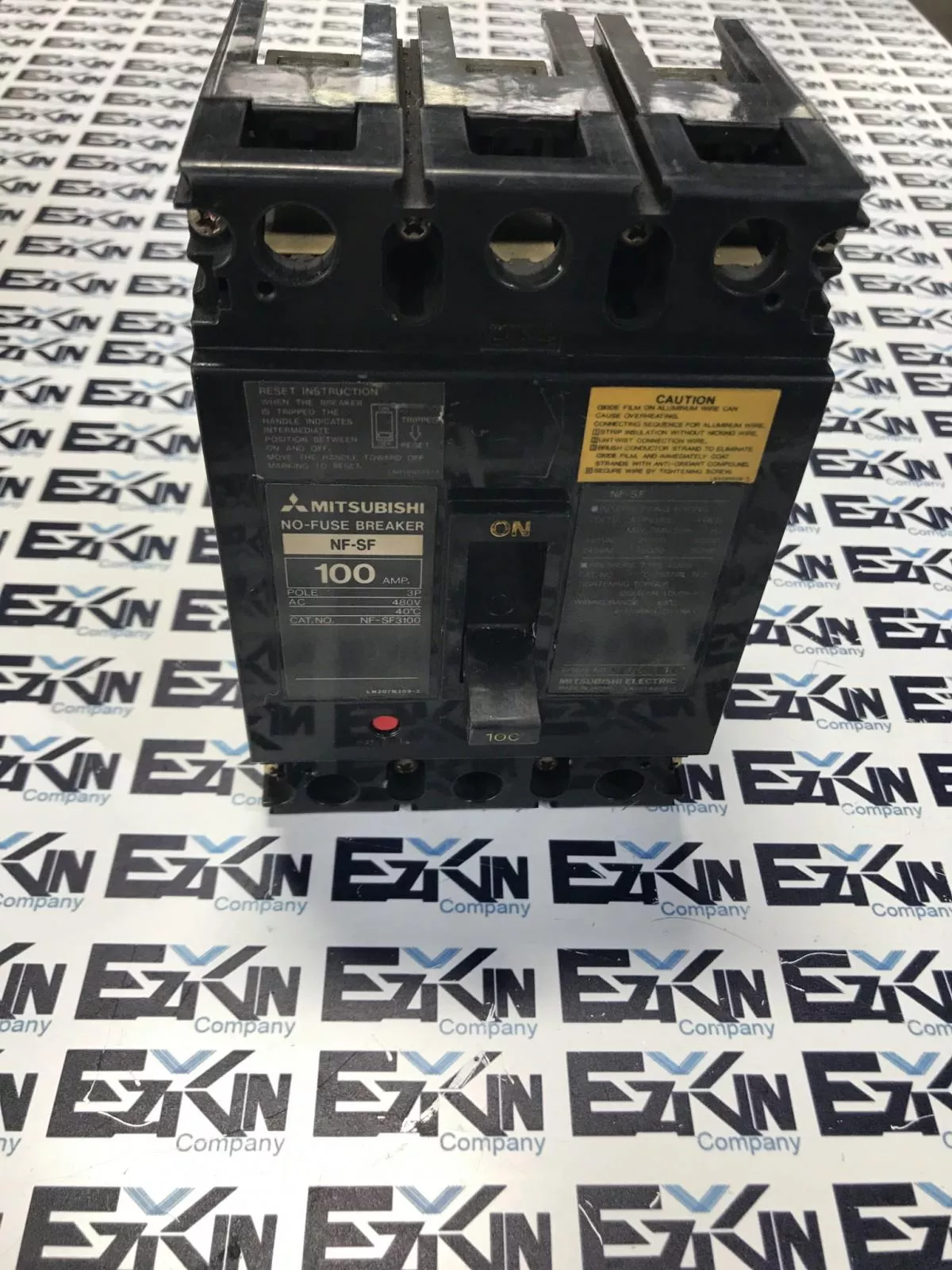 Mitsubishi Electric NF-SF3100 3-Pole Circuit Breaker, 100A 480VAC 