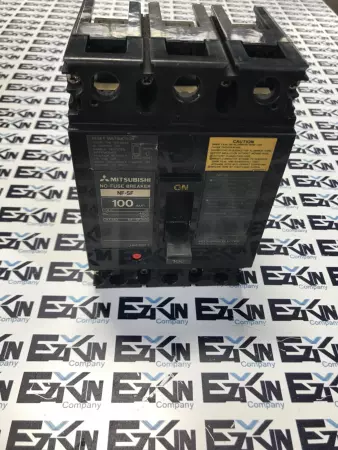 Mitsubishi NF-SF Circuit Breaker 3P 100A 480VAC 