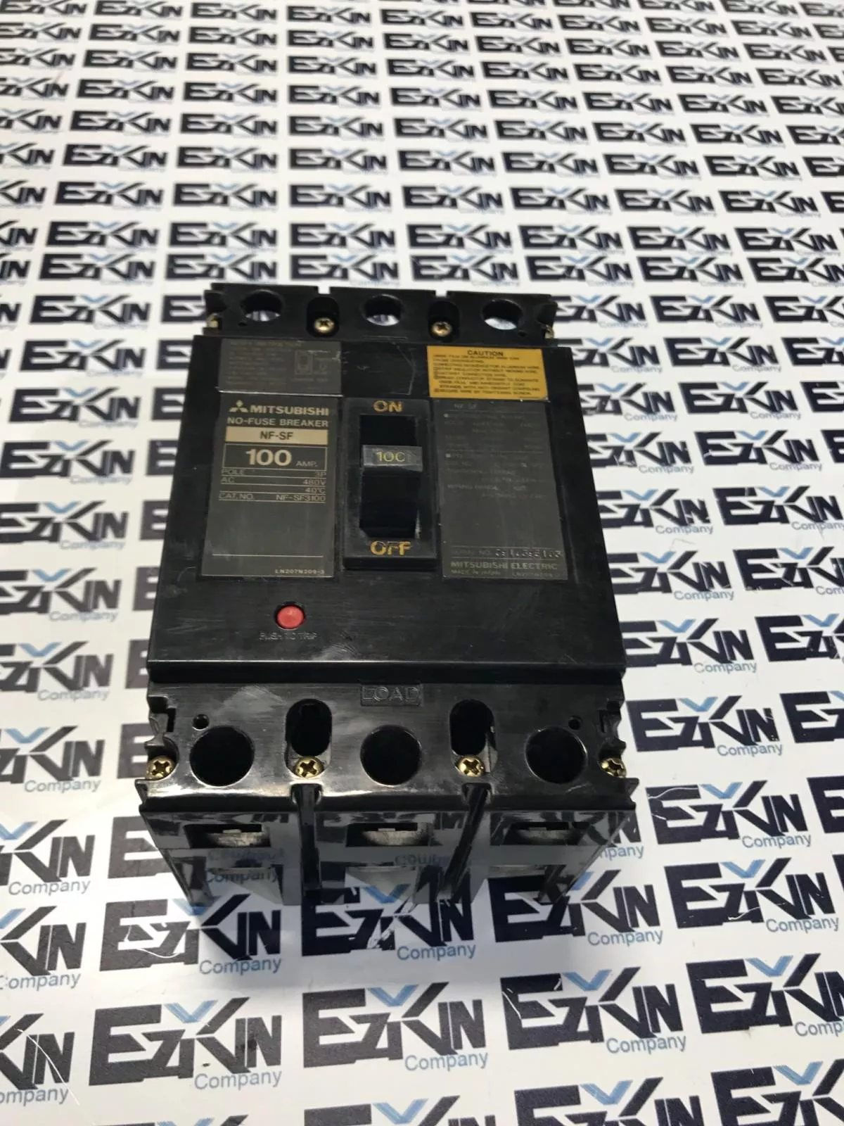 Mitsubishi Electric NF-SF3100 3-Pole Circuit Breaker, 100A 480VAC 