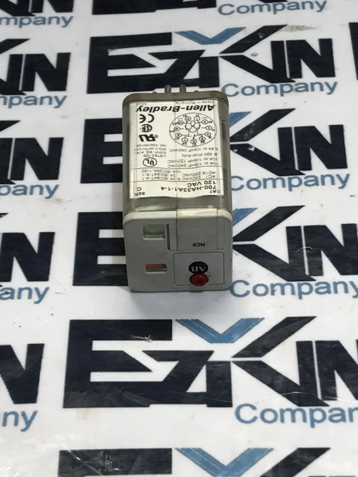 Allen Bradley 700-HA33A1-1-4 SER.C Relay, 120VAC Coil 240 VAC 10A, 11-pin 