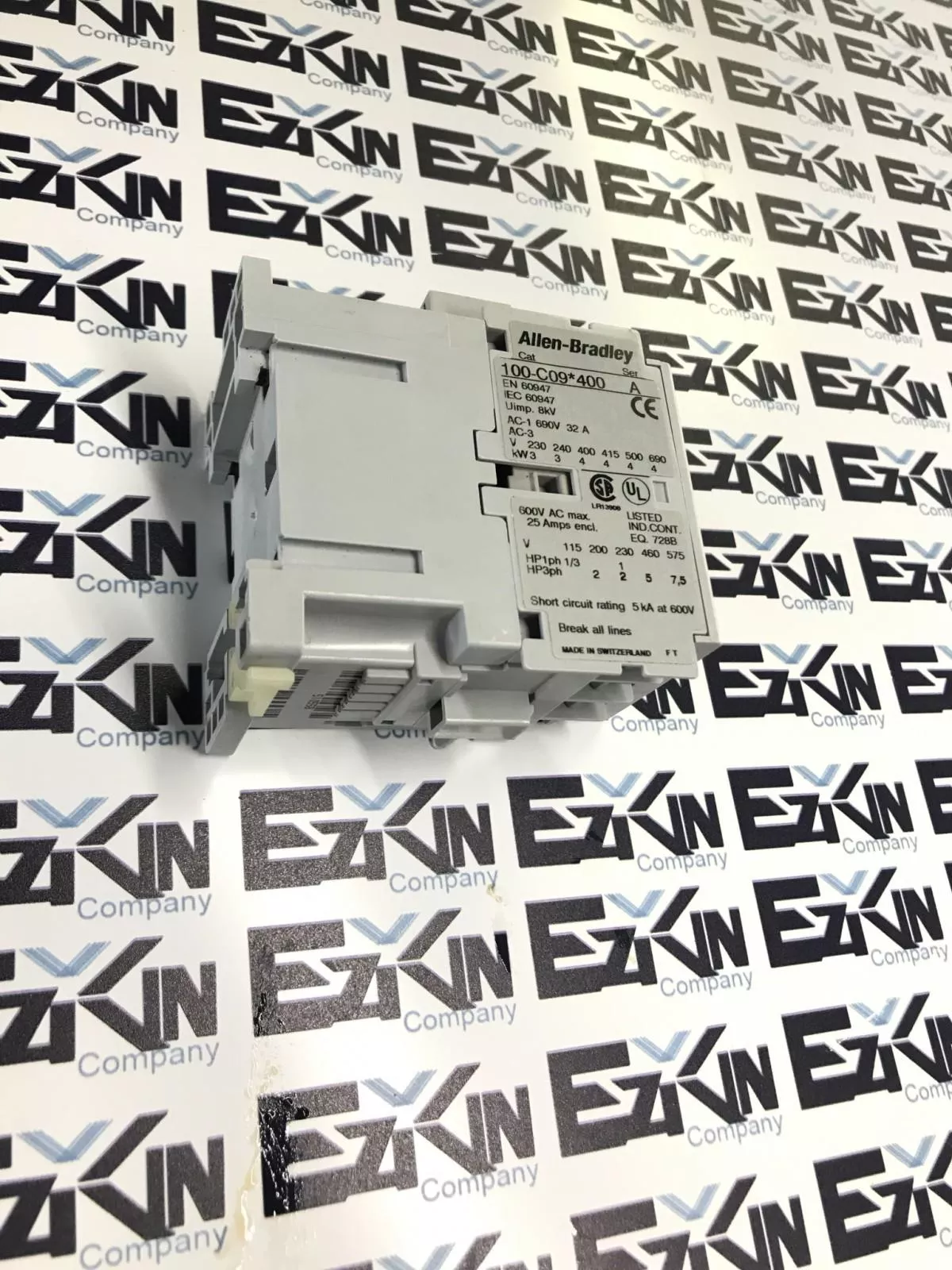 Allen-Bradley 100-C09*400 SER.A Contactor, 600VAC Max 9A 