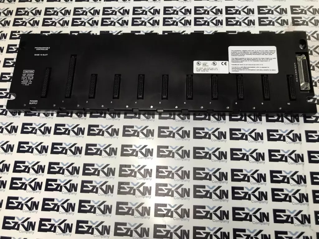 GE Fanuc IC693CHS391J Base 10-Slot Backplane 