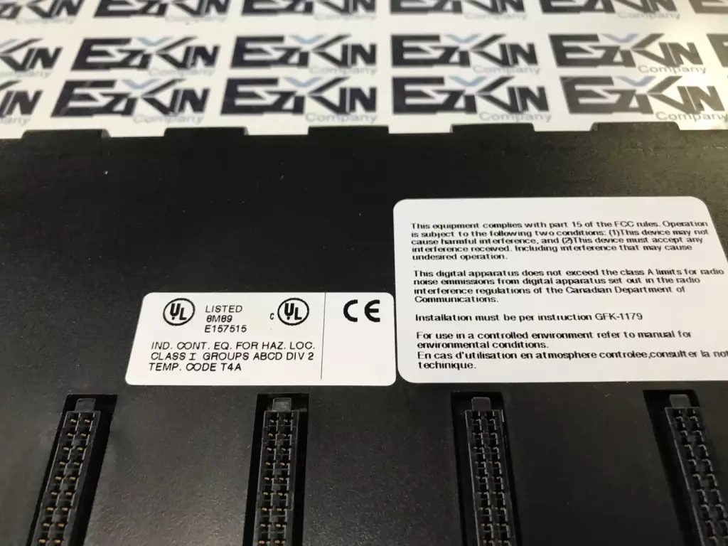 GE Fanuc IC693CHS391J Base 10-Slot Backplane 