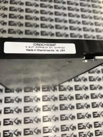 GE Fanuc IC693CHS398F 5-Slot Expansion EMI Enhaced Base 