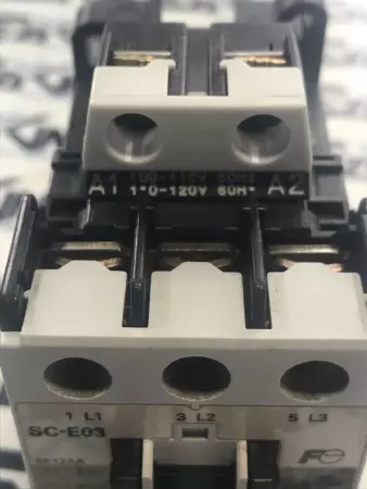 FUJI ELECTRIC SC-E03 SE12AA STARTER 120VAC  COIL 