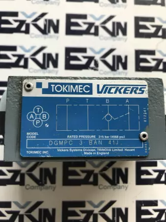 Vickers DGMPC3BAN41J Tokimec Check Valve 