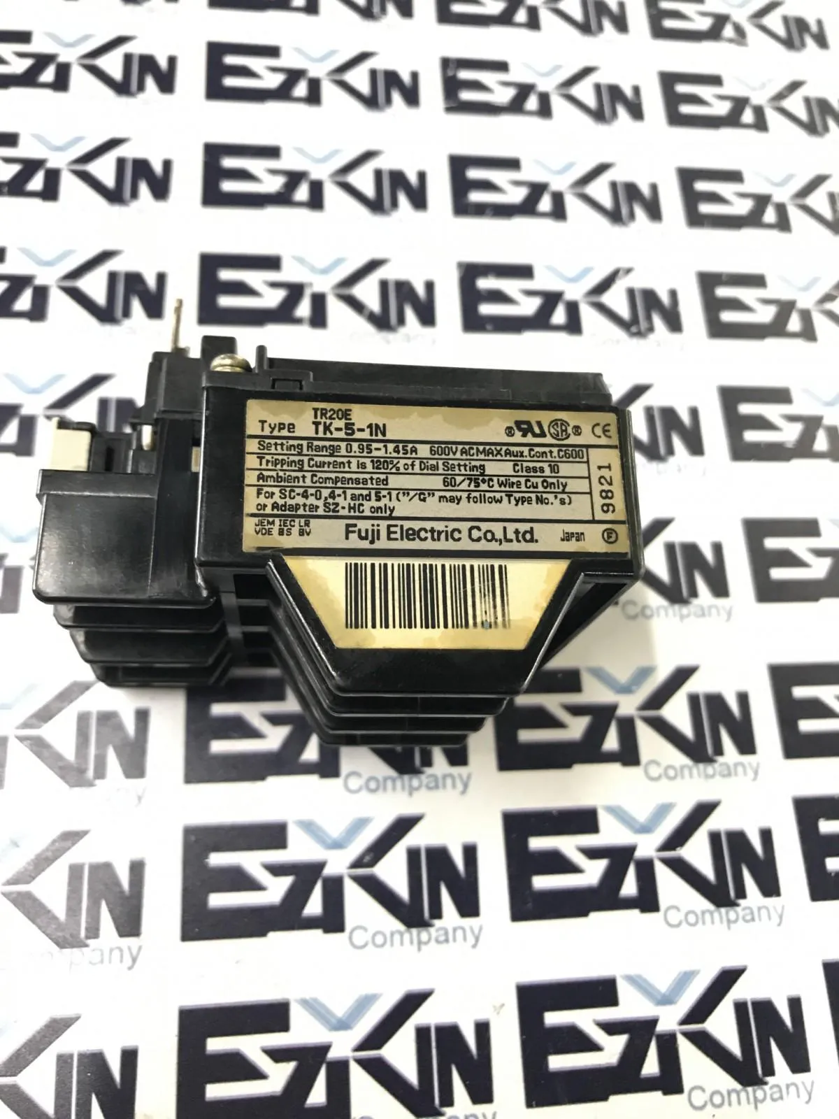 Fuji Electric TK-5-1N TR20E Overload Relay, 0.95-1.45A 600VAC 