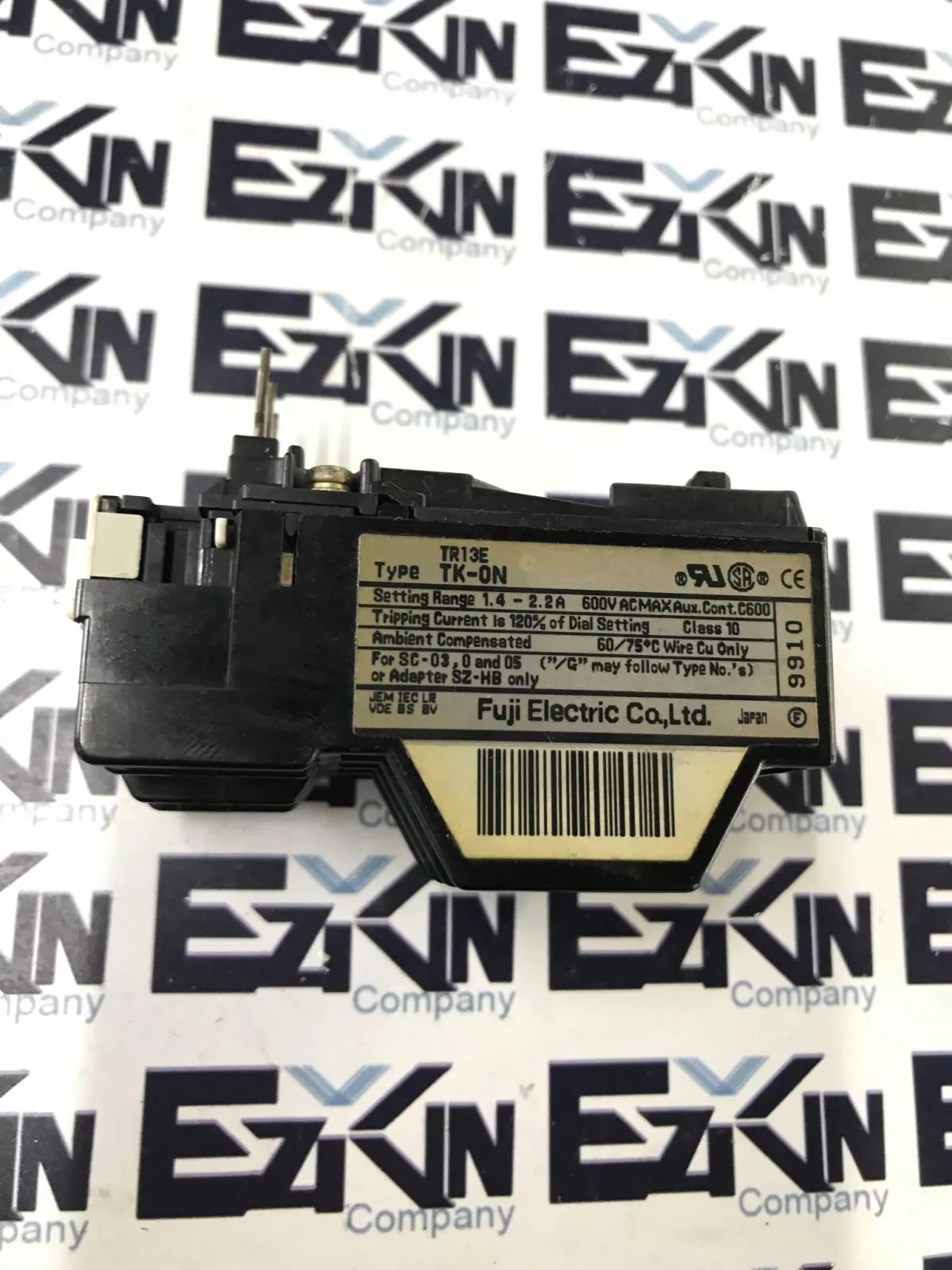 Fuji Electric TK-ON TR13E Overload Relay, 1.4-2.2A 600VAC 