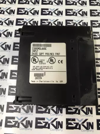 GE Fanuc IC693MDL655E Input Module 24VDC 32-Pt Pos-Neg Fast 