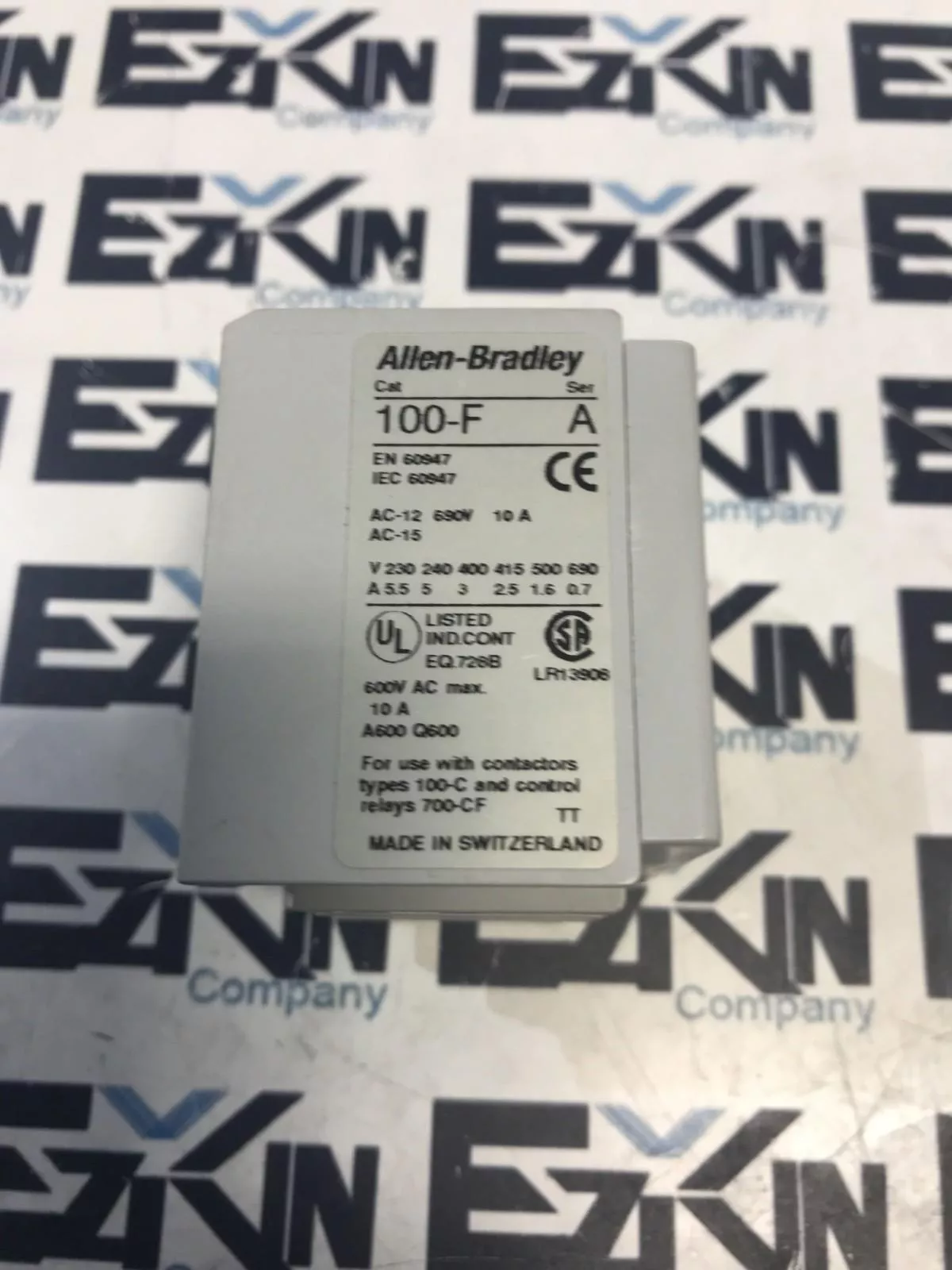 Allen-Bradley 100-F A40 SER.A Miniature Contactor, 600VAC 10A 