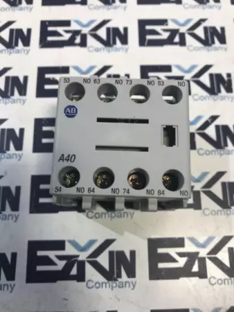 ALLEN BRADLEY 100-F SER.A MINIATURE CONTACTOR 10A 600VAC